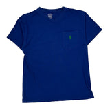 Polo By Ralph Lauren T-Shirt - Small Blue Cotton