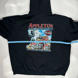 Harley Davidson Graphic Hoodie - 2XL Black Cotton