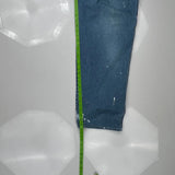 Silver Tab Levis Wide Leg Carpenter Jeans - 38W 34L Blue Cotton