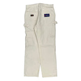 Dickies Carpenter Trousers - 30W 30L White Cotton