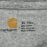 Carhartt Tall T-Shirt - XL Grey Cotton