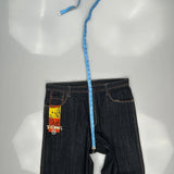 Urban Art Titane Denim Graphic Jeans - 37W 30L Multicoloured Denim