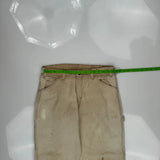 Dickies Carpenter Pants - 33W 29L Beige Cotton