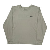 Patagonia Long Sleeve T-Shirt - 2XL Beige Cotton