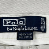 Polo By Ralph Lauren Trousers - 35W 30L Cream Cotton
