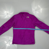 The North Face Fleece Jacket - Small Purple Polyester