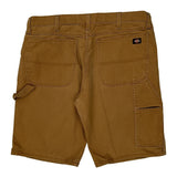 Dickies Carpenter Shorts - 36W 11L Brown Cotton Blend