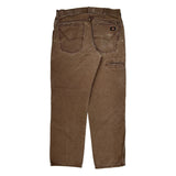 Dickies Double Knee Carpenter Pants - 32W 30L Brown Cotton
