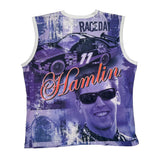 Hamlin Chase Authentics Nascar Aop Tank Top - 2XL Purple Polyester