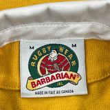 American Classic Barbarian Striped Rugby Shirt - Medium Navy Cotton