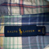 Ralph Lauren Checked Shirt - Medium Blue Cotton