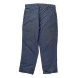 Carhartt Cargo Trousers - 34W 30L Blue Cotton