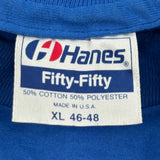 Research Submersibles Hanes Single Stitch T-Shirt - XL Blue Cotton Blend