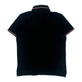 Tommy Hilfiger Slim Fit Polo Shirt - Large Black Cotton
