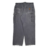 Carhartt Carpenter Pants - 34W 30L Gray Cotton