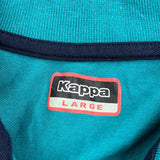 Kappa Polo Shirt - Large Green Cotton