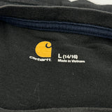 Age 14-16 Carhartt T-Shirt - Large Black Cotton