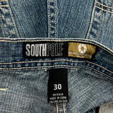 Southpole Denim Shorts - 29W 12L Blue Denim