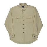 Wrangler Shirt - Large Yellow Cotton