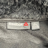 Reebok Fleece Jacket - Large Black Polyester