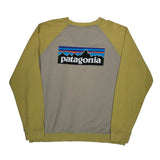 Patagonia Graphic Long Sleeve T-Shirt - XL Beige Cotton