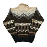 Intersect Sweater - Small Beige Wool