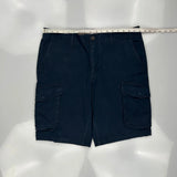 Timberland Cargo Cargo Shorts - 36W 10L Navy Cotton