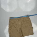 Adventure Wear Camel Cargo Cargo Shorts - 36W 6L Khaki Cotton