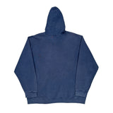 Nike Center Swoosh Hoodie - XL Blue Cotton