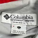 Vintage Columbia Windbreaker - Large Red Polyester