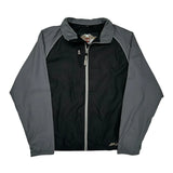 An American Legend Harley Davidson Windbreaker - Large Black Polyester