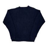 Chaps Ralph Lauren Herringbone Sweater - Medium Navy Cotton