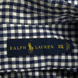 Ralph Lauren Checked Shirt - 2XL Blue Cotton