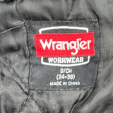 Wrangler Jacket - Small Black Cotton Blend