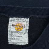 Hard Rock Cafe Graphic Sweatshirt - XL Navy Cotton