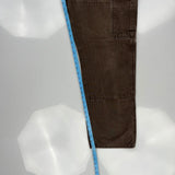Wrangler Carpenter Trousers - 34W 32L Brown Cotton