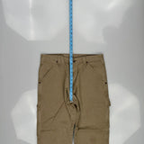 Wrangler Carpenter Trousers - 32W 30L Khaki Cotton