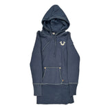 True Religion Sweater Dress - Large Blue Cotton