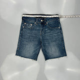 True Religion Denim Shorts - 29W US 4 Blue Denim