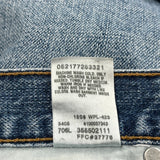 Levis Denim Shorts - 36W 9L Blue Cotton