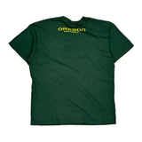 Oregon Football Nike College T-Shirt - Medium Green Cotton