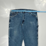 Carhartt Carpenter Jeans - 38W 30L Blue Cotton
