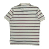 Polo By Ralph Lauren Striped Polo Shirt - Medium Black Cotton