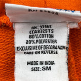 Chase Authentics Floral Sport Shorts - Small Orange Cotton Blend