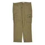 Wrangler Cargo Trousers - 36W 30L Khaki Cotton