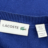 Lacoste Sweater - Medium Blue Cotton