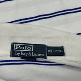 Polo By Ralph Lauren Striped Polo Shirt - 2XL Blue Cotton