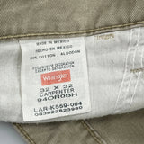 Wrangler Carpenter Trousers - 32W 30L Khaki Cotton