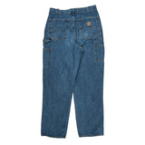 Carhartt Double Knee Carpenter Jeans - 36W 34L Blue Cotton