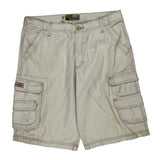 Lee Cargo Shorts - 32W 11L Beige Cotton